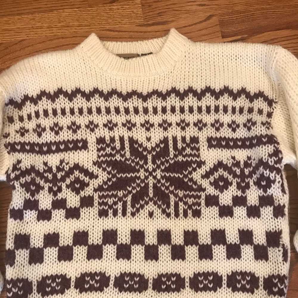 Vintage, FUZE chunky, Fair Isle sweater - Picture 6 of 7